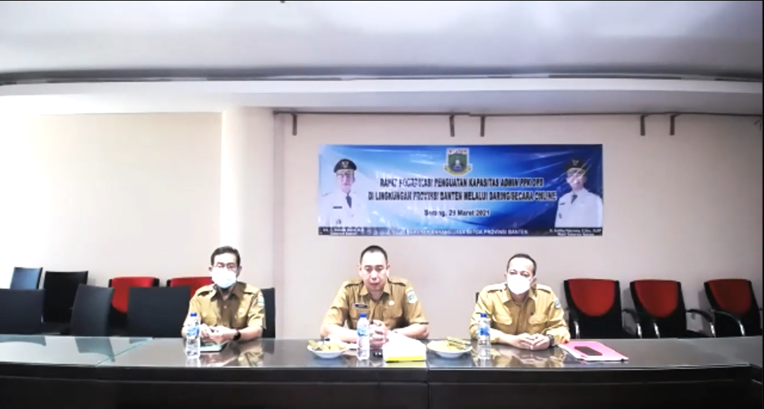 Rapat Koordinasi Penguatan Kapasitas Admin PPK OPD di Lingkungan Provinsi Banten