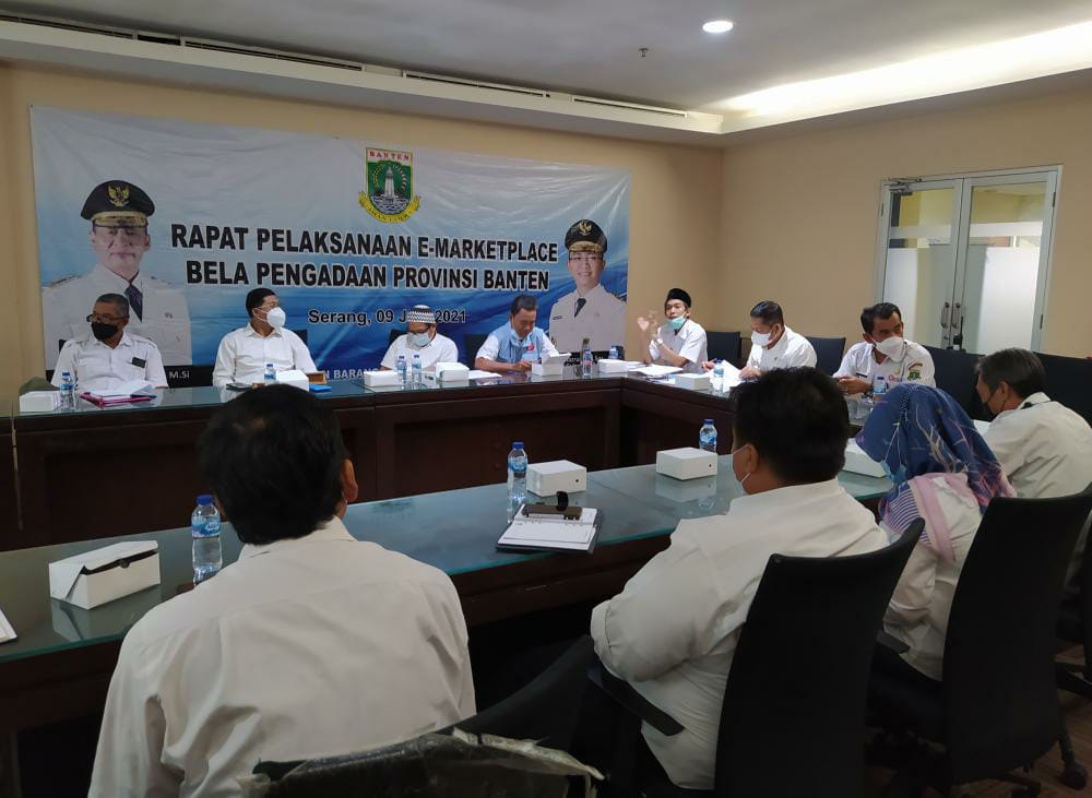Rapat Pelaksanaan E-Marketplace Bela Pengadaan Provinsi Banten