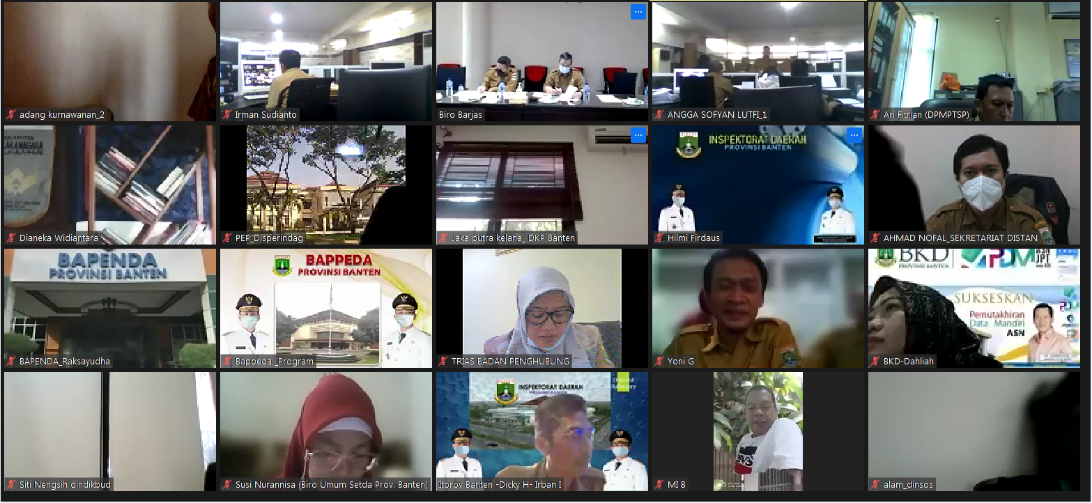 Rapat  Koordinasi Reviu Perencanaan Pengadaan Barang/Jasa TA. 2022