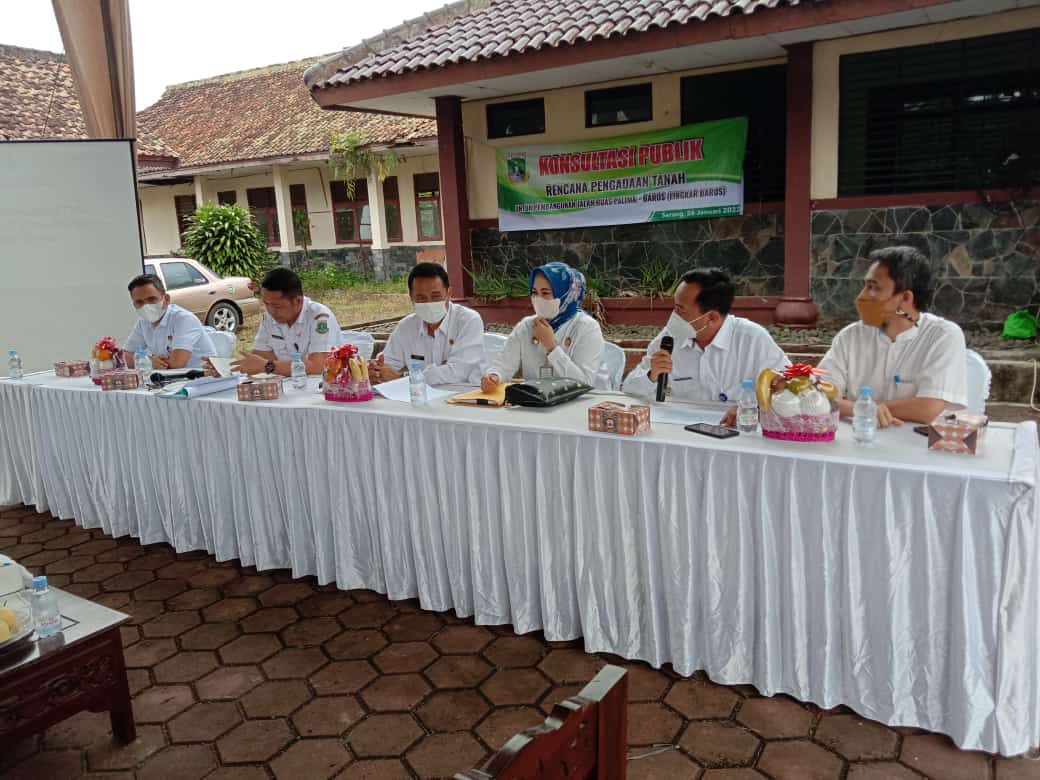 Konsultasi Publik Pengadaan Tanah Rencana Pembangunan Ruas Palima – Baros (Lingkar Baros)