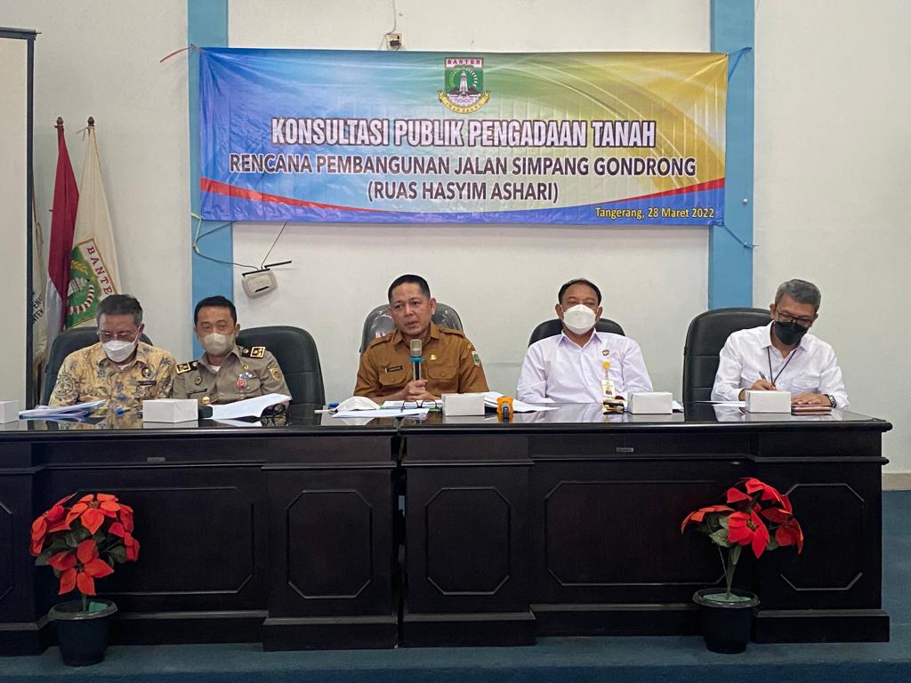 Konsultasi Publik Pengadaan Tanah Rencana Pembangunan Jalan Simpang Gondrong (Ruas Hasyim Ashari)