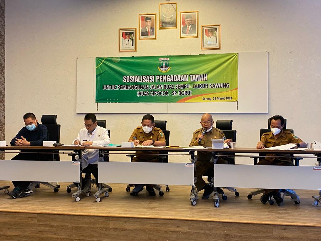 Sosialisasi Pengadaan Tanah Untuk Pembangunan Jalan Ruas Sempu - Dukuh Kawung (Ruas Cipocok – SP. Boru)