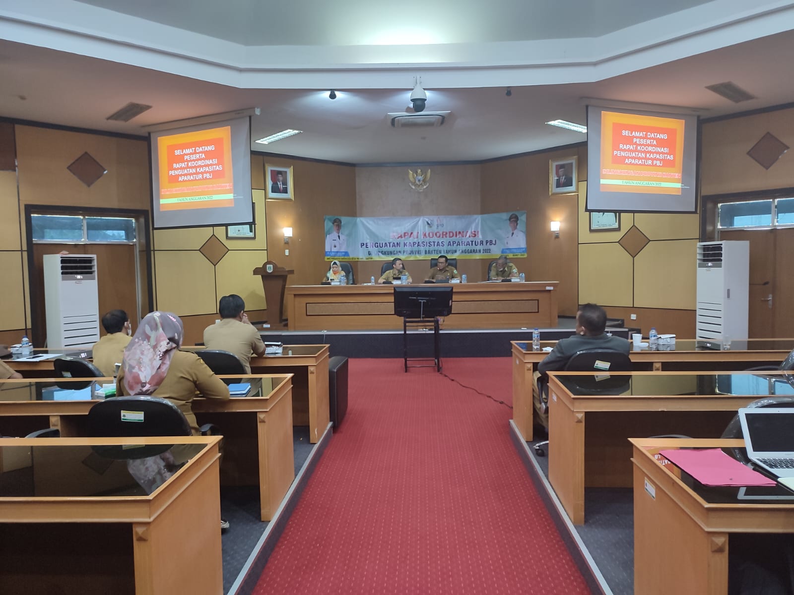 Rapat Koordinasi Penguatan Kapasitas Aparatur PBJ di Lingkungan Provinsi Banten Tahun Anggaran 2022