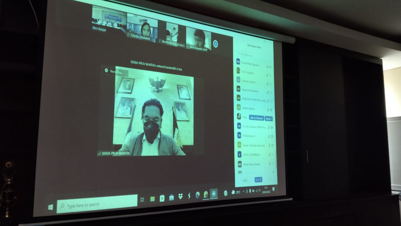 Rapat Koordinasi Percepatan Katalog Elektronik Lokal Provinsi Banten