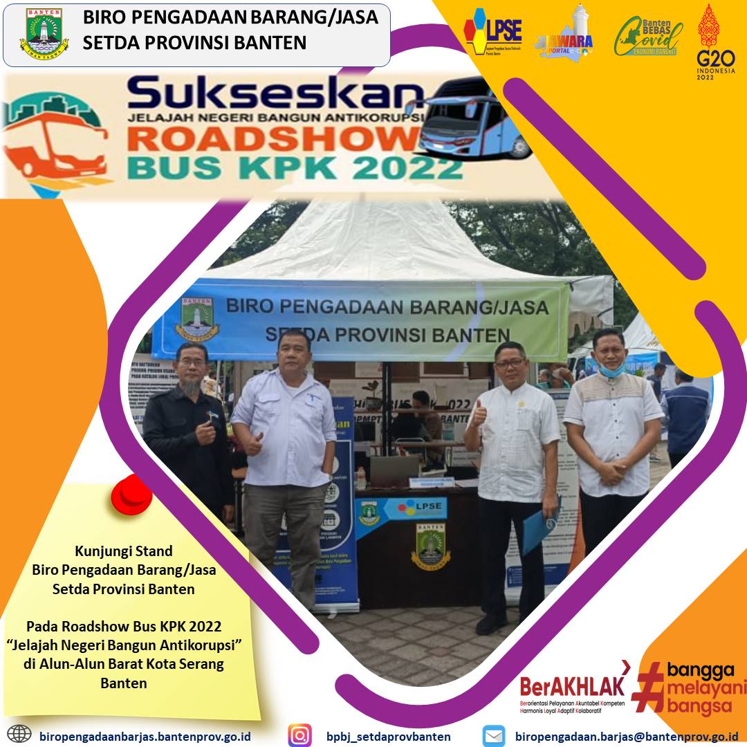 Ayo Sukseskan Roadshow Bus KPK 2022