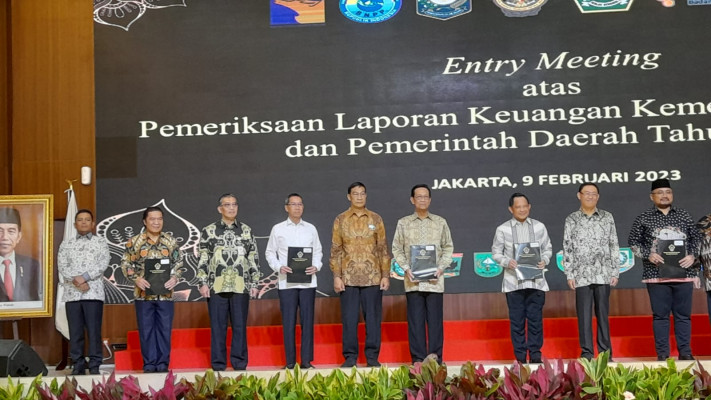 Hadiri Entry Meeting BPK RI, Pj Gubernur Al Muktabar: Pemprov Banten Siap Dukung Pemeriksaan Laporan Keuangan Tahun 2022