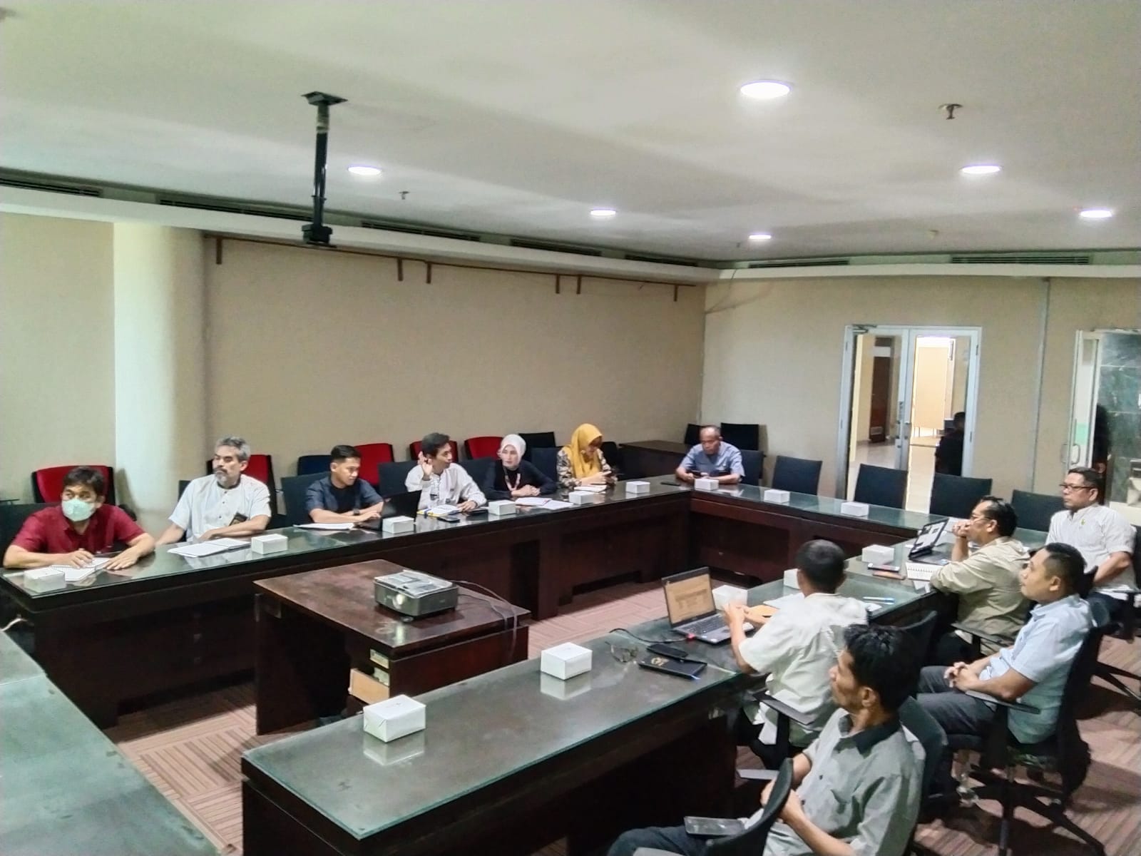 Rapat Pembobotan Audit Kinerja dengan Inspektorat Provinsi Banten