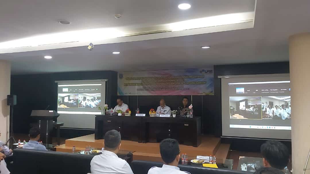 Rapat Koordinasi Teknis Evaluasi Sistem Pendukung Layanan Pengadaan Secara Elektronik Se-Provinsi Banten