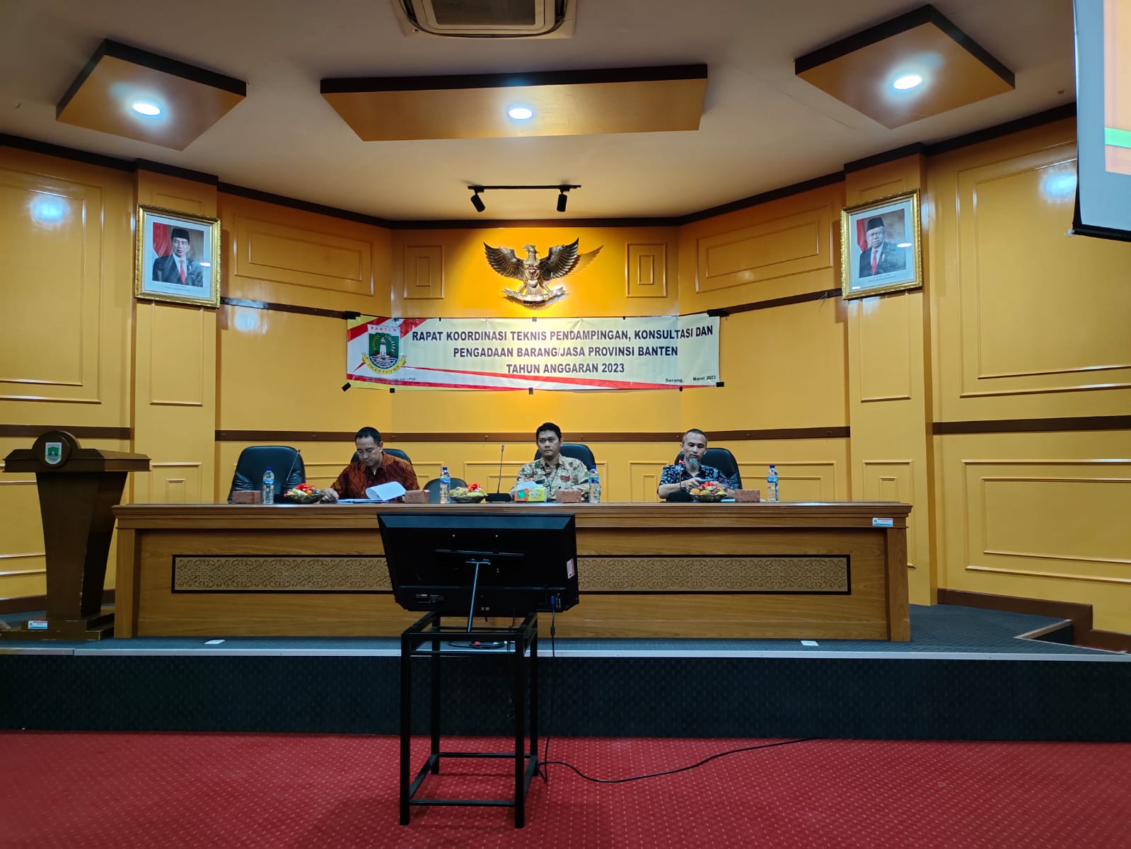 Rapat Koordinasi Teknis Pendampingan , Konsultasi dan Pengadaan Barang/Jasa Provinsi Banten