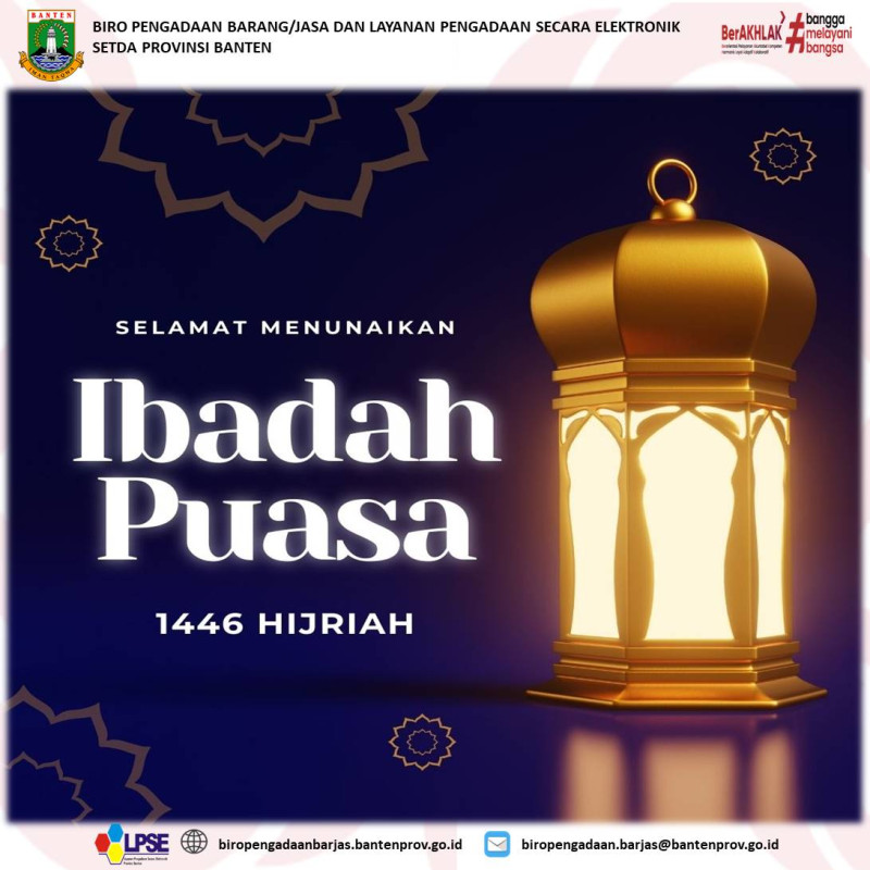 Selamat Menjalankan Ibadah Puasa Ramadan