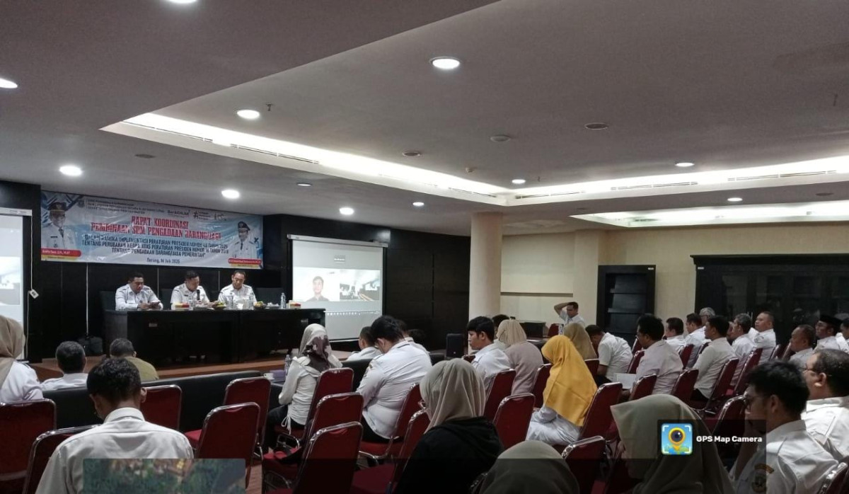 Rapat Koordinasi Pembinaan SDM Pengadaan Barang/Jasa Tahun 2025