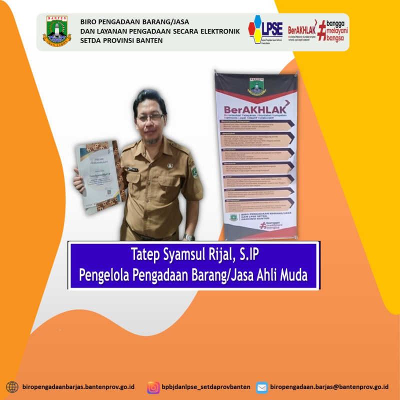 Penghargaan ASN Teladan Bulan Januari 2025 di Lingkungan Sekretariat Daerah Provinsi Banten