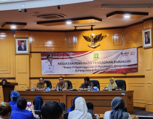 Rapat Koordinasi Penyelenggaraan e-Purchasing Pengadaan Barang/Jasa di Provinsi Banten