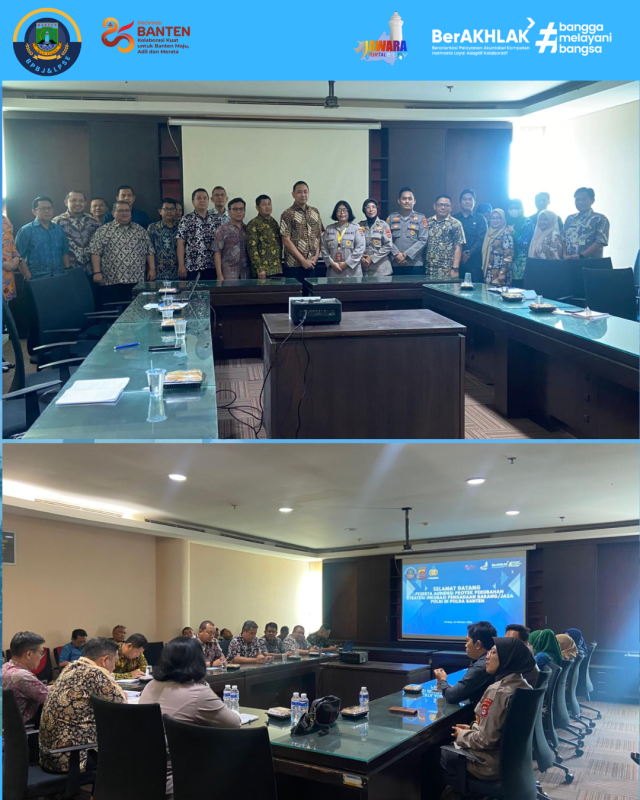 Audensi Implementasi Proyek Perubahan Strategi Inkubasi Pengadaan Barang/Jasa Polri di Polda Banten