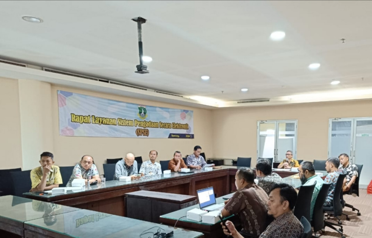 Rapat Layanan Sistem Pengadaan Secara Elektronik (SPSE)