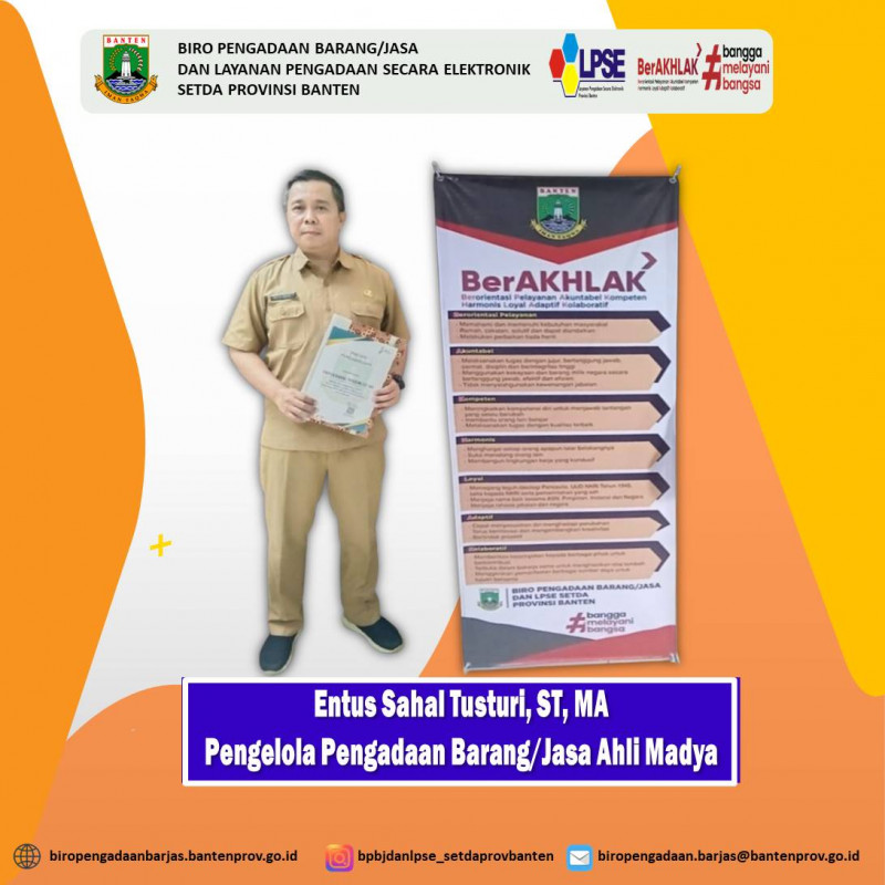 Penghargaan ASN Teladan Bulan September 2024 di Lingkungan Sekretariat Daerah Provinsi Banten