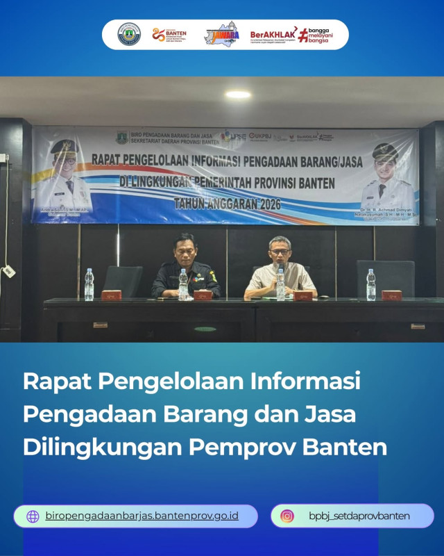 Rapat Pengelolaan Informasi Pengadaan Barang/Jasa