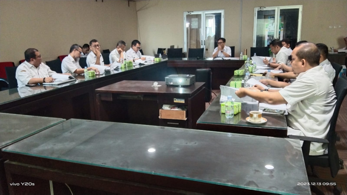 Rapat Finalisasi Draf Rapergub Pedoman Pelaksanaan Pengelolaan Pengadaan Barang/Jasa di Lingkungan Pemerintah Provinsi Banten