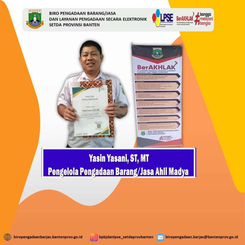 Penghargaan ASN Teladan Bulan Desember 2024 di Lingkungan Sekretariat Daerah Provinsi Banten