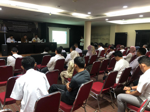 Rapat Koordinasi Evaluasi Pengadaan Barang/Jasa pada OPD di Linkungan Provinsi Banten