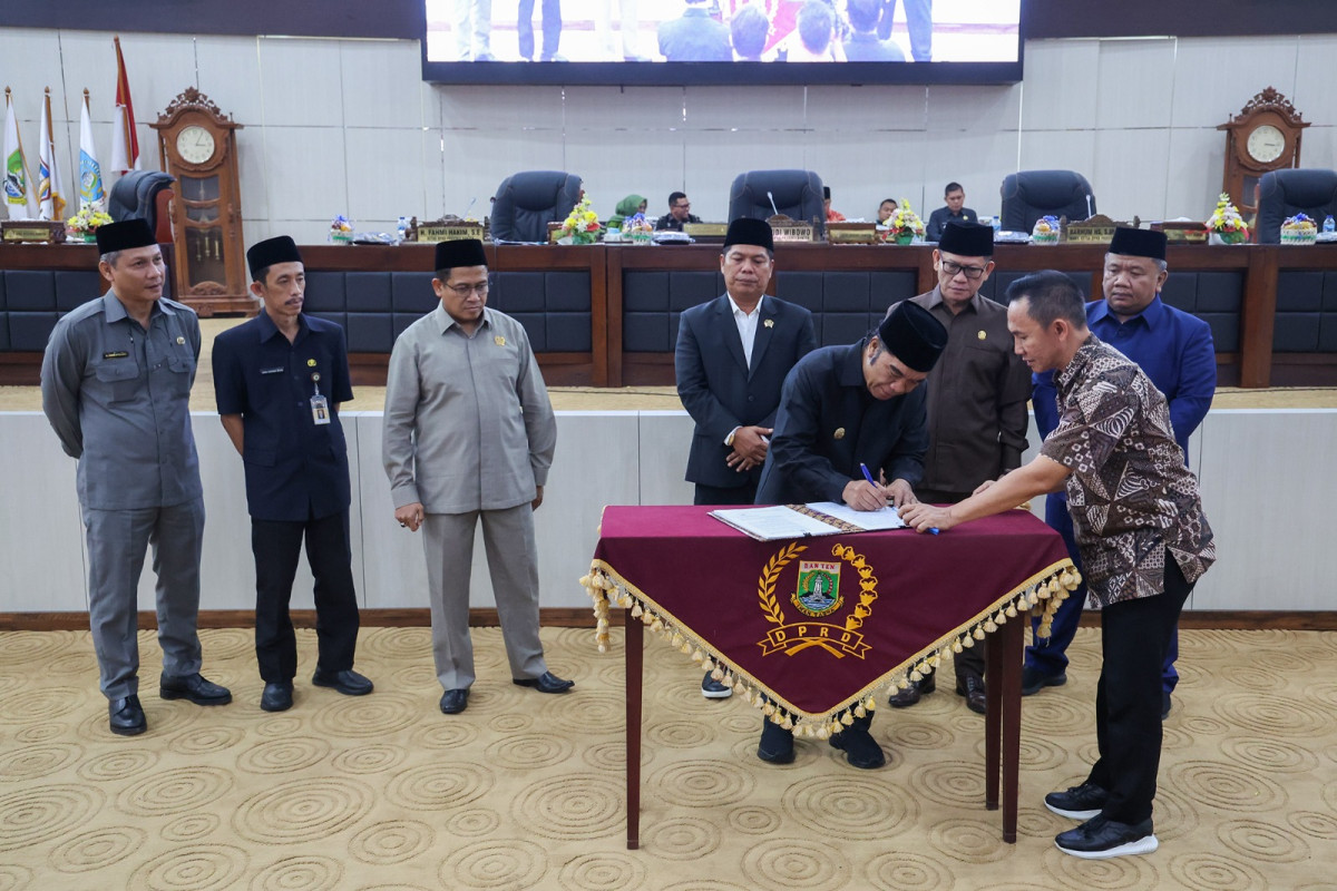 APBD Provinsi Banten Tahun Anggaran 2024 sebesar Rp11,548 Triliun Disahkan
